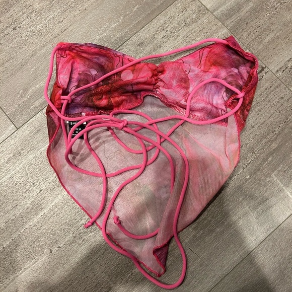 Shein Tie Dyed Going Out Top - Picture 2 of 3